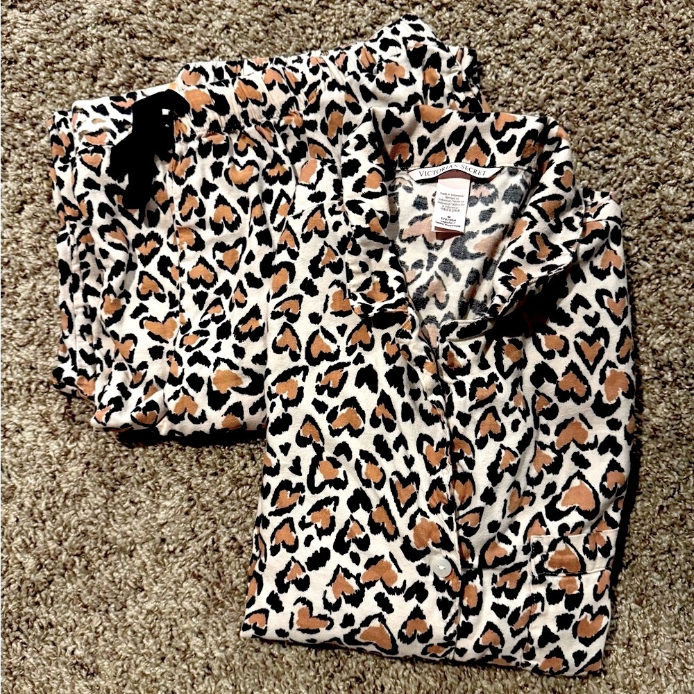 Leopard Print Victoria Secret Pajamas